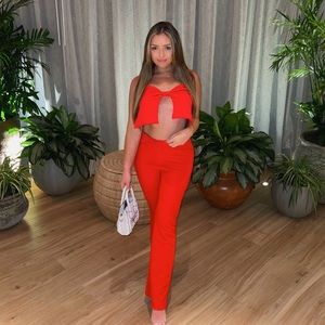 Red Co-Ord Set